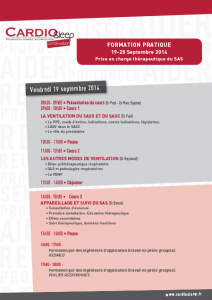 Cardiosleep 19 septembre 2014